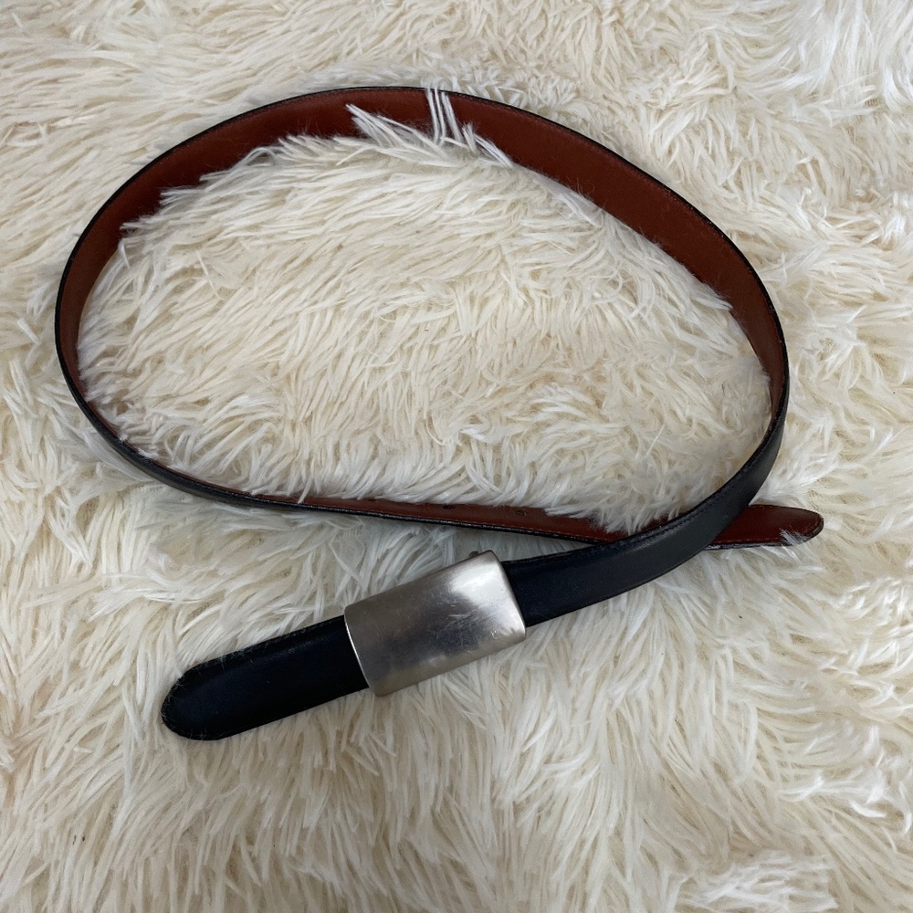Coach leather belt